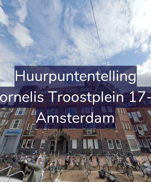 Foto gevel Huurpuntentelling voor Cornelis Troostplein 17-1, Amsterdam