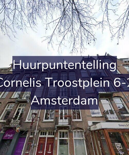Foto gevel Huurpuntentelling voor Cornelis Troostplein 6-2, Amsterdam