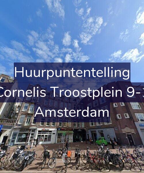 Foto gevel Huurpuntentelling voor Cornelis Troostplein 9-1, Amsterdam