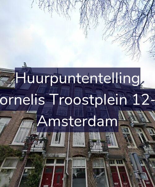 Foto gevel Huurpuntentelling voor Cornelis Troostplein 12-3, Amsterdam