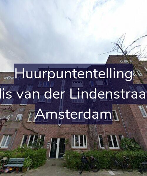 Foto gevel Huurpuntentelling voor Cornelis van der Lindenstraat 21-1, Amsterdam