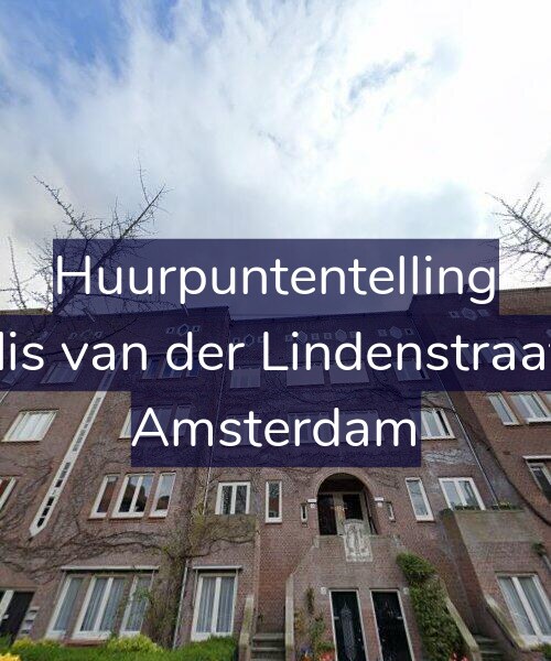 Foto gevel Huurpuntentelling voor Cornelis van der Lindenstraat 15-3, Amsterdam