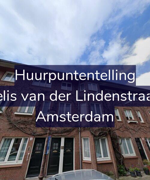 Foto gevel Huurpuntentelling voor Cornelis van der Lindenstraat 8-1, Amsterdam