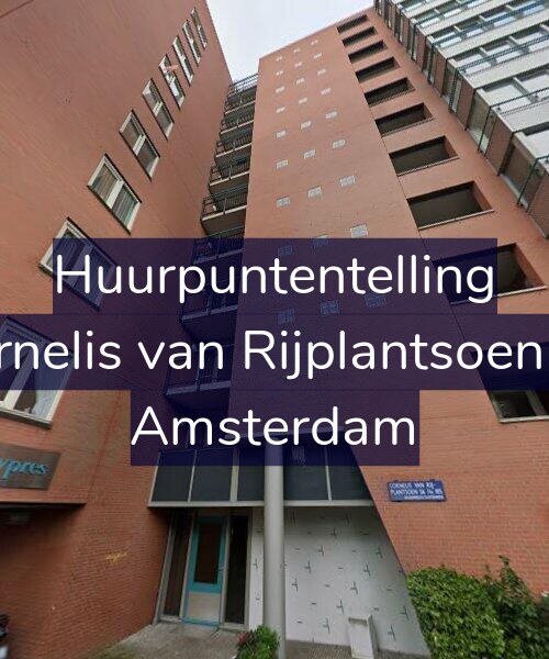 Foto gevel Huurpuntentelling voor Cornelis van Rijplantsoen 65, Amsterdam