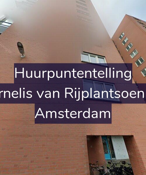 Foto gevel Huurpuntentelling voor Cornelis van Rijplantsoen 41, Amsterdam