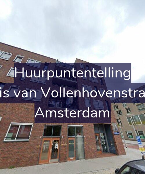 Foto gevel Huurpuntentelling voor Cornelis van Vollenhovenstraat 2-D, Amsterdam