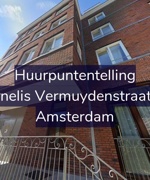 Foto gevel Huurpuntentelling voor Cornelis Vermuydenstraat 82, Amsterdam
