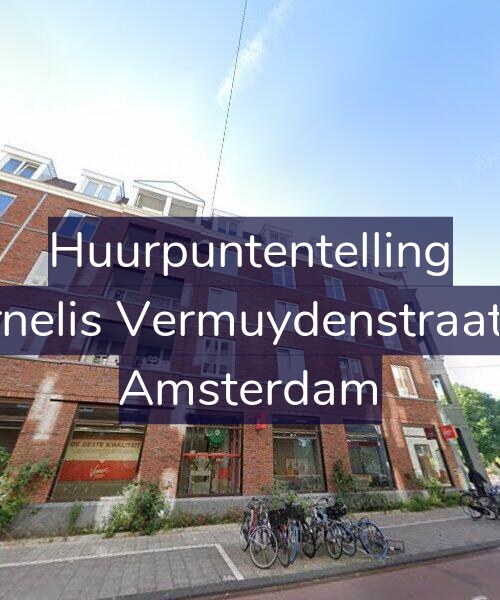 Foto gevel Huurpuntentelling voor Cornelis Vermuydenstraat 16, Amsterdam
