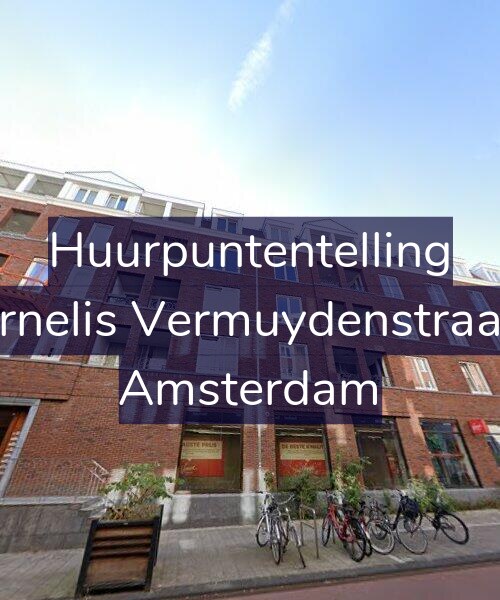 Foto gevel Huurpuntentelling voor Cornelis Vermuydenstraat 8, Amsterdam