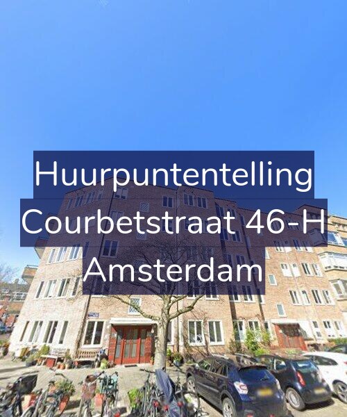 Foto gevel Huurpuntentelling voor Courbetstraat 46-H, Amsterdam