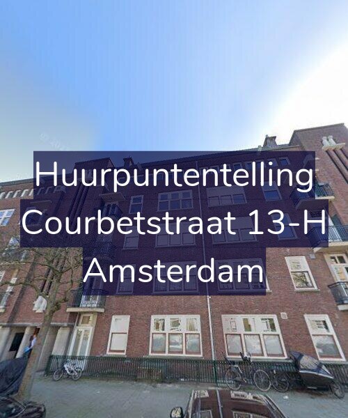 Foto gevel Huurpuntentelling voor Courbetstraat 13-H, Amsterdam