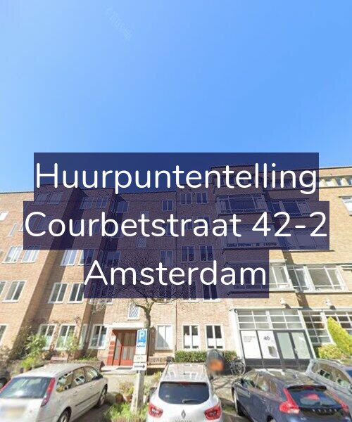 Foto gevel Huurpuntentelling voor Courbetstraat 42-2, Amsterdam