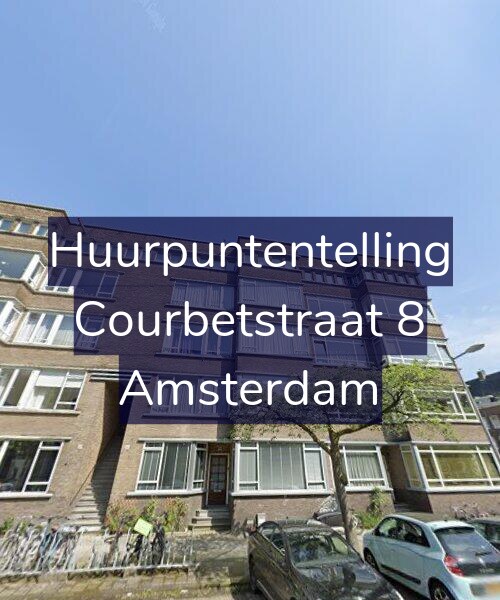 Foto gevel Huurpuntentelling voor Courbetstraat 8, Amsterdam