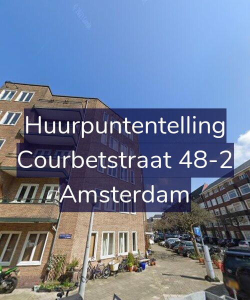 Foto gevel Huurpuntentelling voor Courbetstraat 48-2, Amsterdam