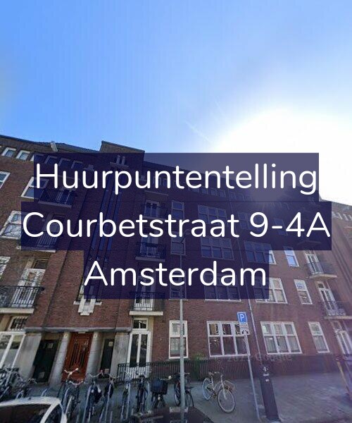 Foto gevel Huurpuntentelling voor Courbetstraat 9-4A, Amsterdam