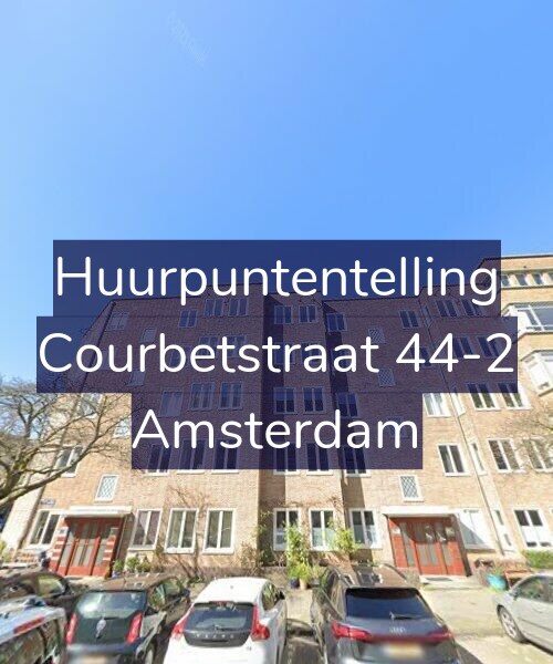 Foto gevel Huurpuntentelling voor Courbetstraat 44-2, Amsterdam