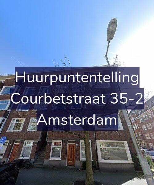 Foto gevel Huurpuntentelling voor Courbetstraat 35-2, Amsterdam