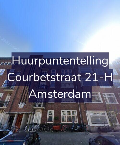 Foto gevel Huurpuntentelling voor Courbetstraat 21-H, Amsterdam