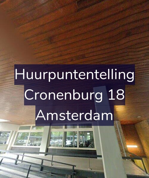 Foto gevel Huurpuntentelling voor Cronenburg 18, Amsterdam