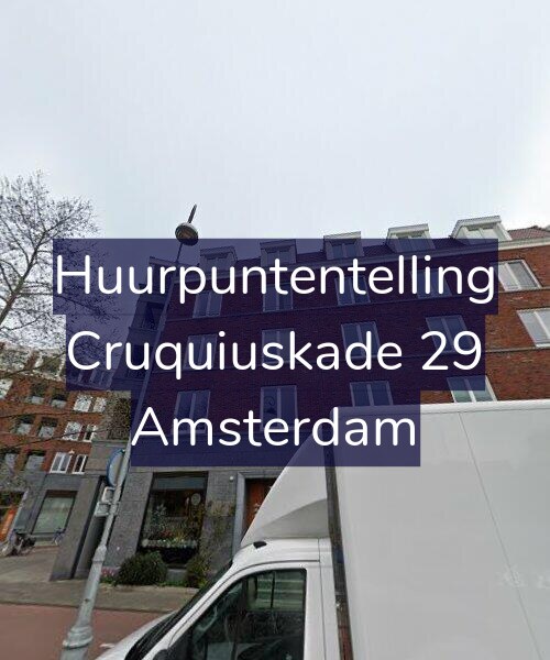 Foto gevel Huurpuntentelling voor Cruquiuskade 29, Amsterdam