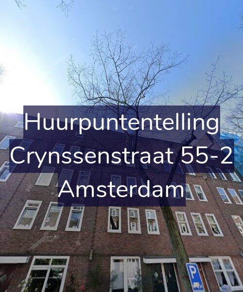 Foto gevel Huurpuntentelling voor Crynssenstraat 55-2, Amsterdam