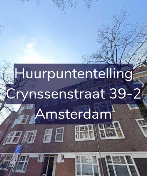 Foto gevel Huurpuntentelling voor Crynssenstraat 39-2, Amsterdam