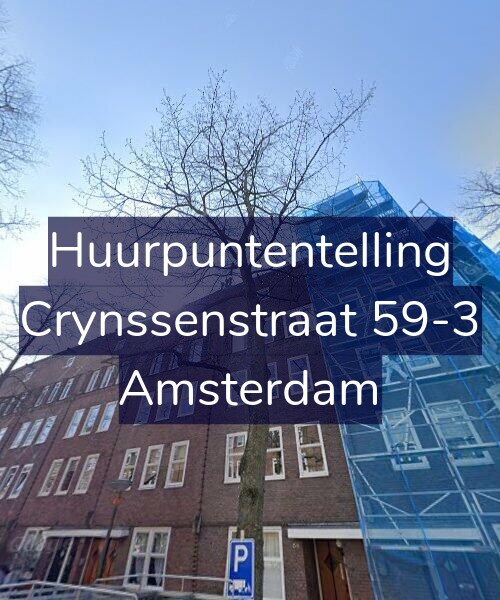 Foto gevel Huurpuntentelling voor Crynssenstraat 59-3, Amsterdam