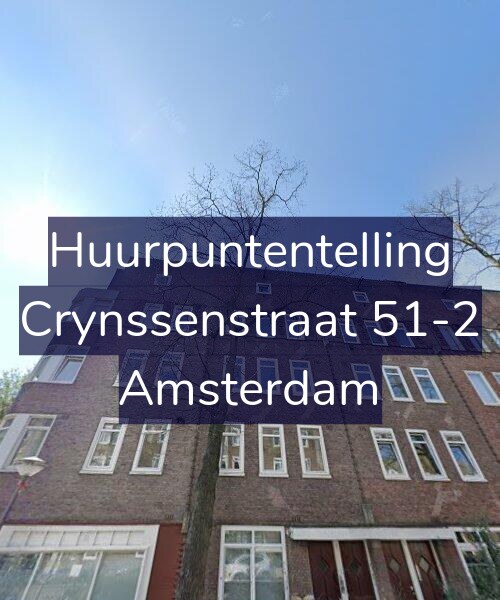 Foto gevel Huurpuntentelling voor Crynssenstraat 51-2, Amsterdam