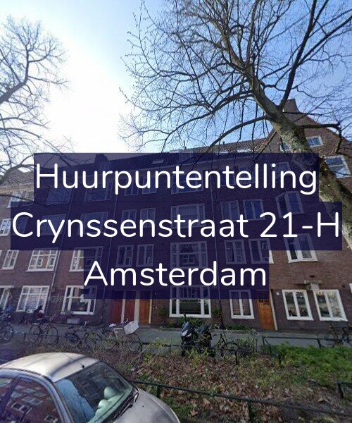 Foto gevel Huurpuntentelling voor Crynssenstraat 21-H, Amsterdam