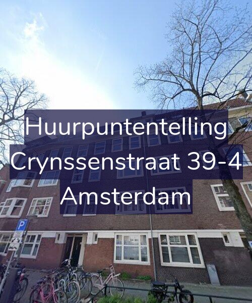 Foto gevel Huurpuntentelling voor Crynssenstraat 39-4, Amsterdam