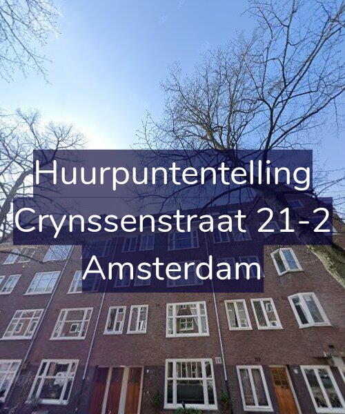 Foto gevel Huurpuntentelling voor Crynssenstraat 21-2, Amsterdam