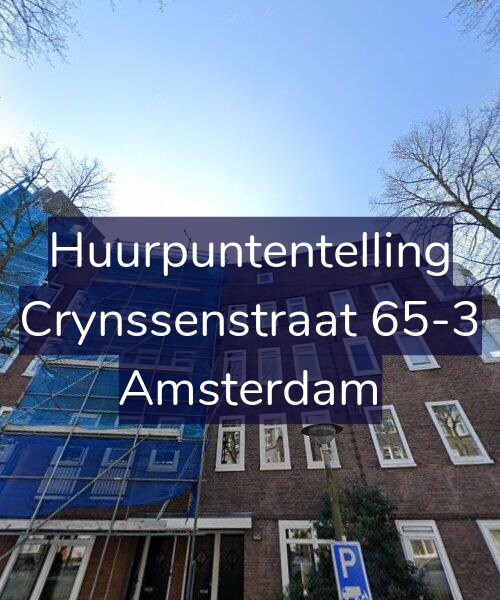 Foto gevel Huurpuntentelling voor Crynssenstraat 65-3, Amsterdam
