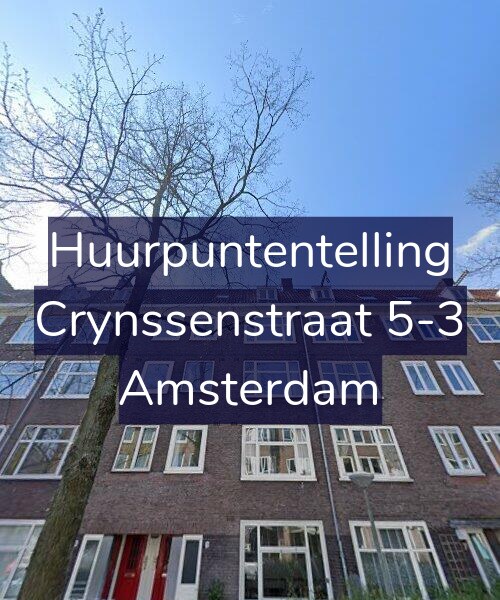 Foto gevel Huurpuntentelling voor Crynssenstraat 5-3, Amsterdam