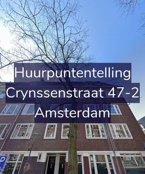 Foto gevel Huurpuntentelling voor Crynssenstraat 47-2, Amsterdam