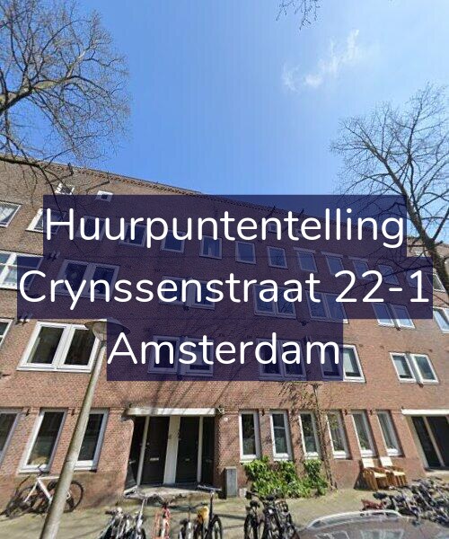 Foto gevel Huurpuntentelling voor Crynssenstraat 22-1, Amsterdam