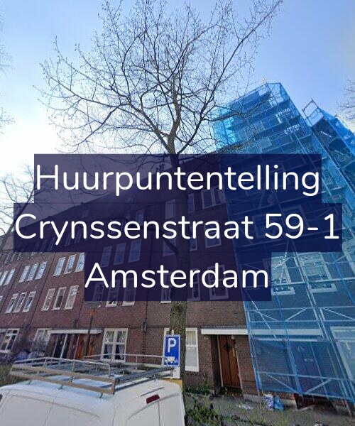 Foto gevel Huurpuntentelling voor Crynssenstraat 59-1, Amsterdam