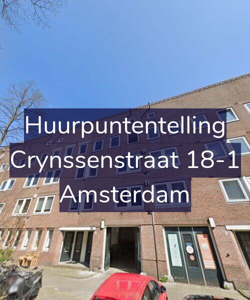 Foto gevel Huurpuntentelling voor Crynssenstraat 18-1, Amsterdam