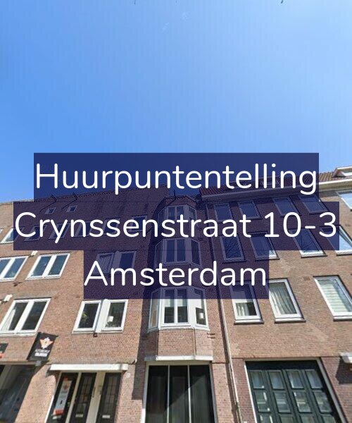 Foto gevel Huurpuntentelling voor Crynssenstraat 10-3, Amsterdam