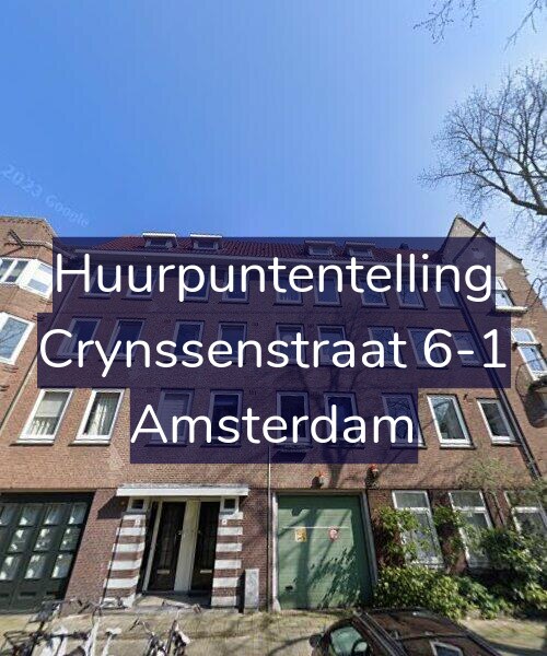 Foto gevel Huurpuntentelling voor Crynssenstraat 6-1, Amsterdam