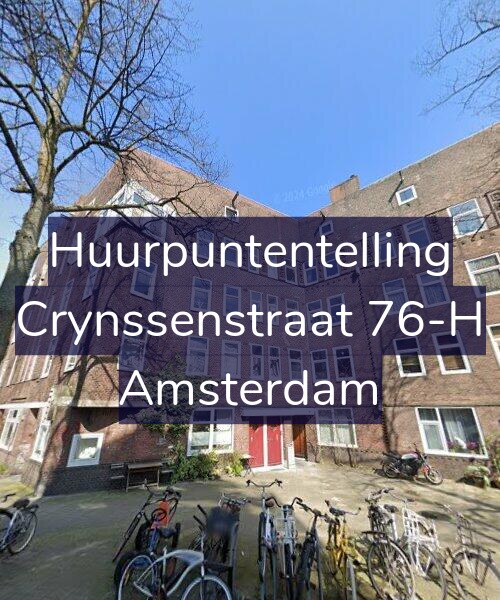 Foto gevel Huurpuntentelling voor Crynssenstraat 76-H, Amsterdam