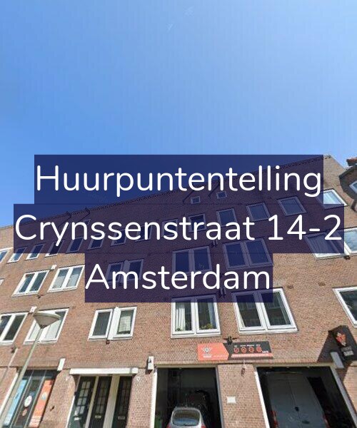 Foto gevel Huurpuntentelling voor Crynssenstraat 14-2, Amsterdam