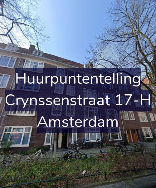 Foto gevel Huurpuntentelling voor Crynssenstraat 17-H, Amsterdam