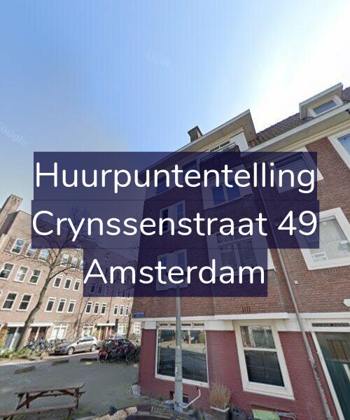 Foto gevel Huurpuntentelling voor Crynssenstraat 49, Amsterdam