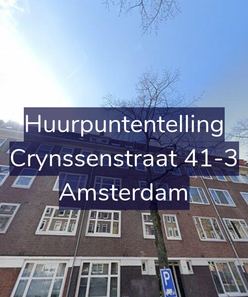 Foto gevel Huurpuntentelling voor Crynssenstraat 41-3, Amsterdam