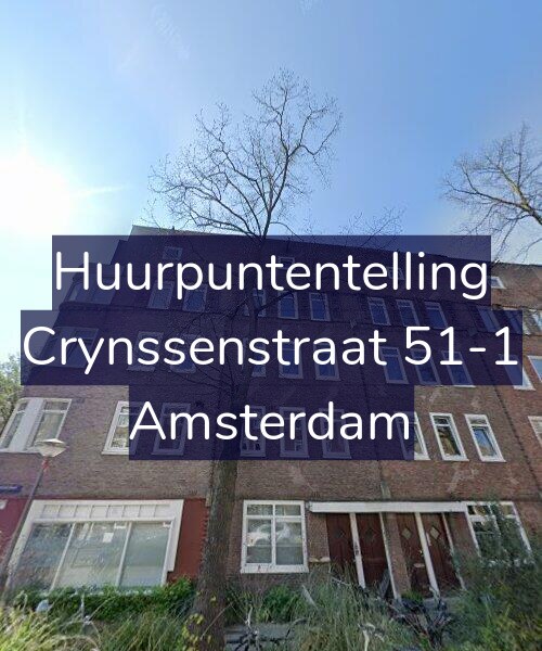Foto gevel Huurpuntentelling voor Crynssenstraat 51-1, Amsterdam