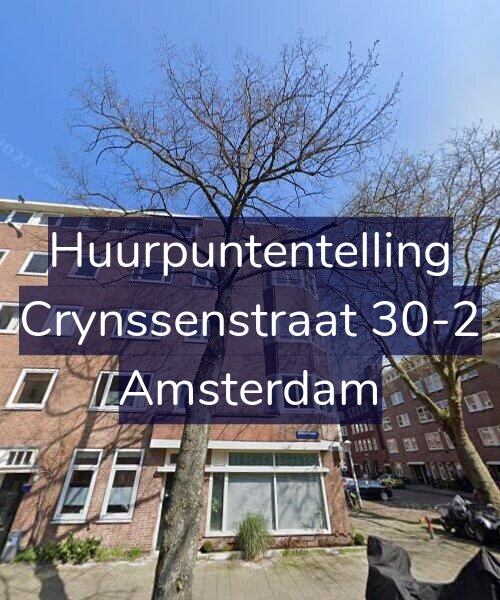 Foto gevel Huurpuntentelling voor Crynssenstraat 30-2, Amsterdam