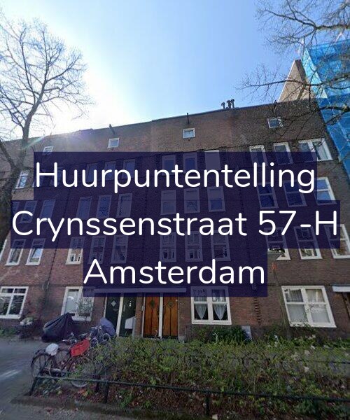 Foto gevel Huurpuntentelling voor Crynssenstraat 57-H, Amsterdam