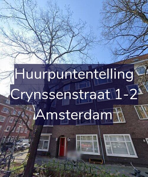 Foto gevel Huurpuntentelling voor Crynssenstraat 1-2, Amsterdam