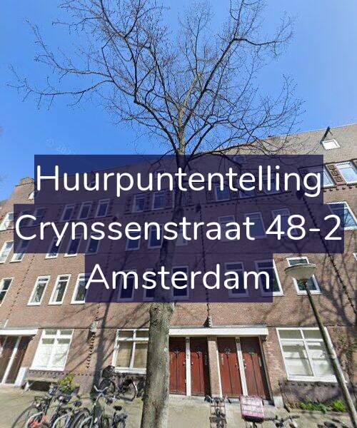 Foto gevel Huurpuntentelling voor Crynssenstraat 48-2, Amsterdam