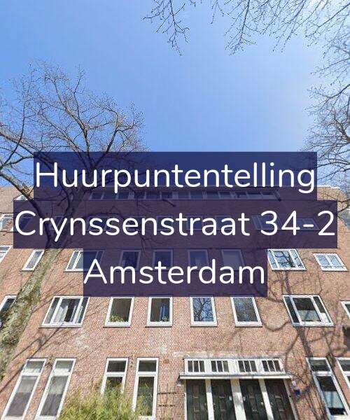 Foto gevel Huurpuntentelling voor Crynssenstraat 34-2, Amsterdam